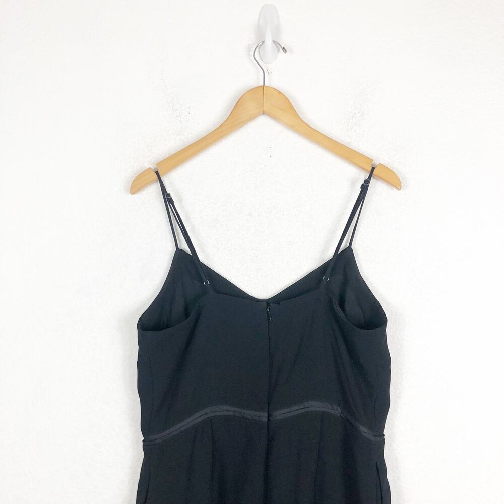 Anthropologie Maeve Magdalena Jumpsuit Size 12 Black Sleeveless Classic Cocktail - Picture 12 of 14